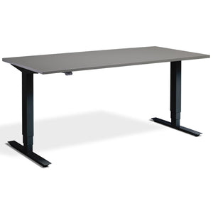 Office Bike Desk - Masta Spin - Black Frame - Graphite Top - Studio Image