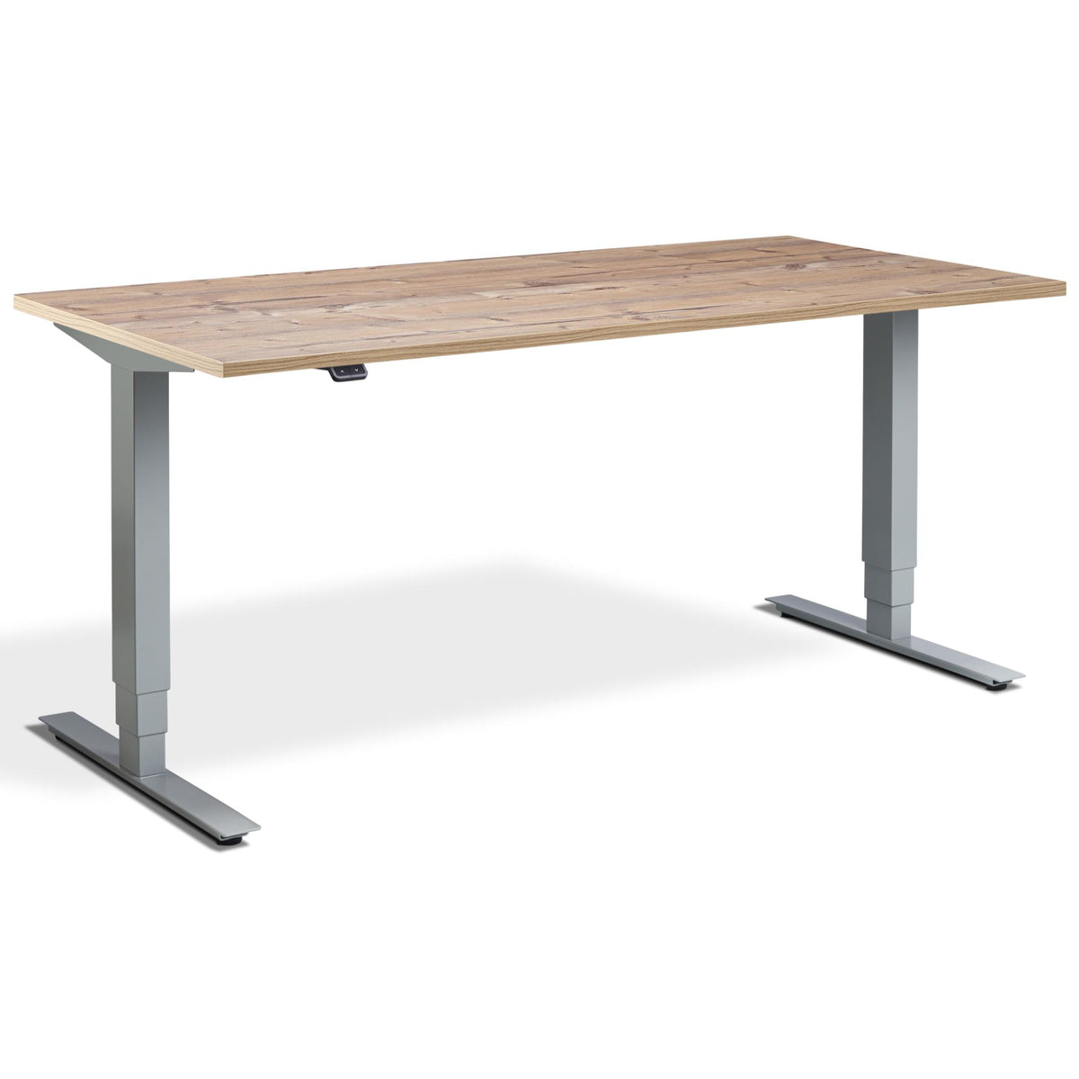 Office Bike Desk - Masta Spin - Silver Frame - Timber Top - Studio Image