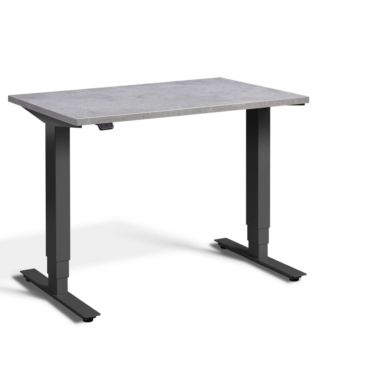 standing desk 80cm wide: pacto concrete top & anthracite frame