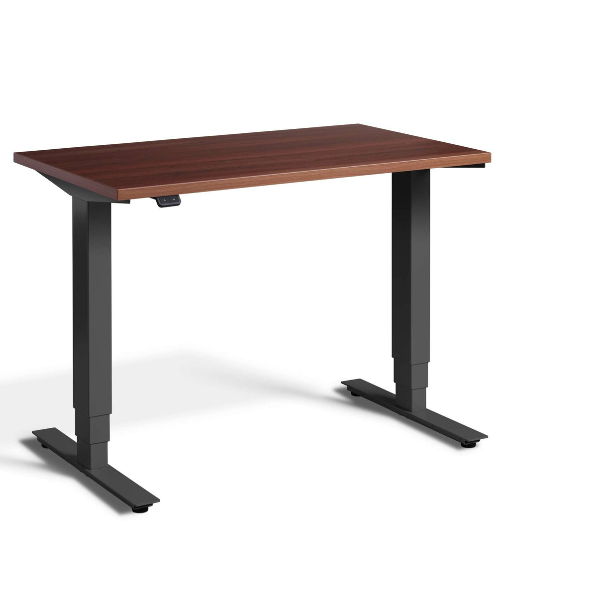standing desk 90cm wide: pacto walnut top & anthracite frame