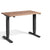 Pacto standing desk 100 cm wide with timber top - front view