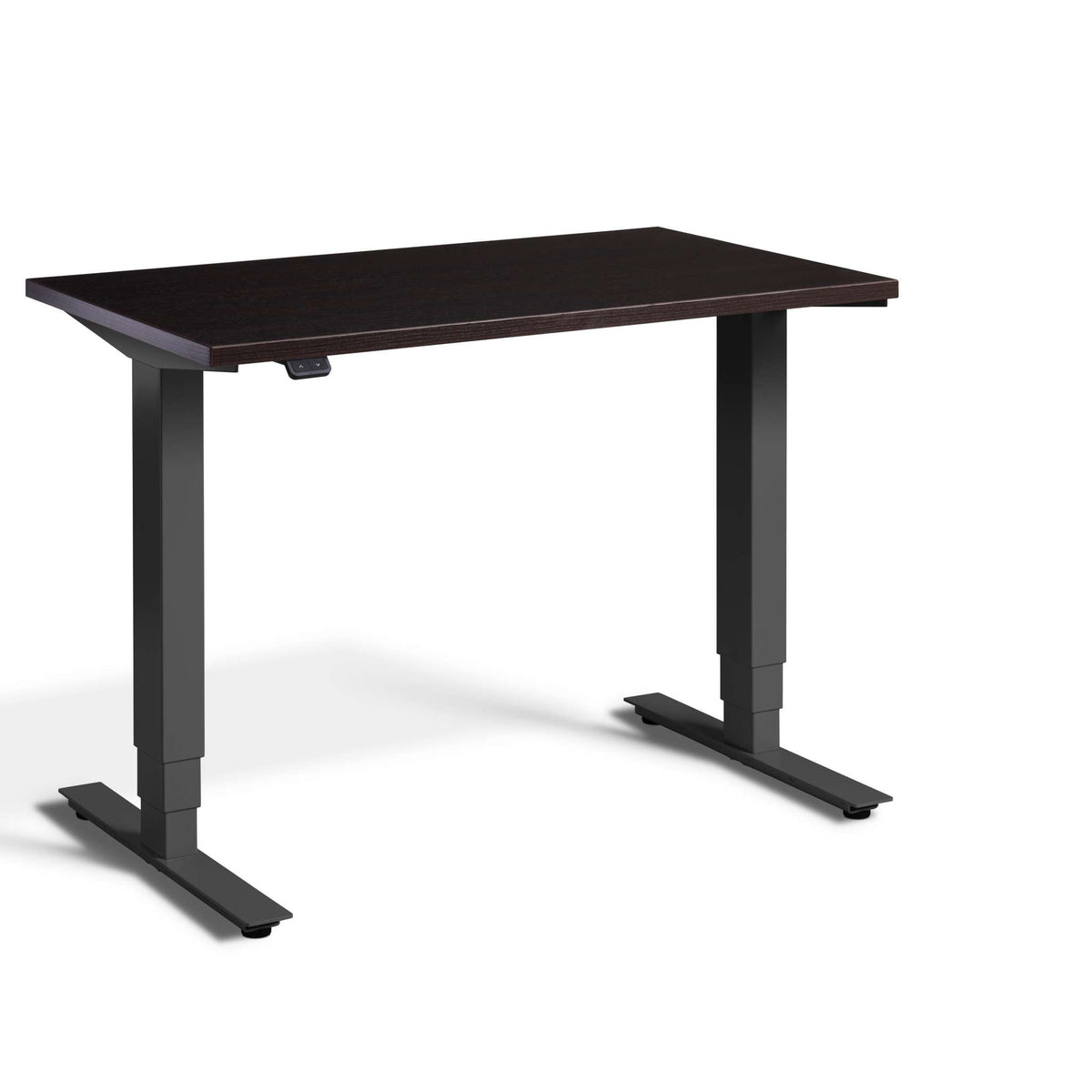 standing desk 80cm wide: pacto wenge top & anthracite frame