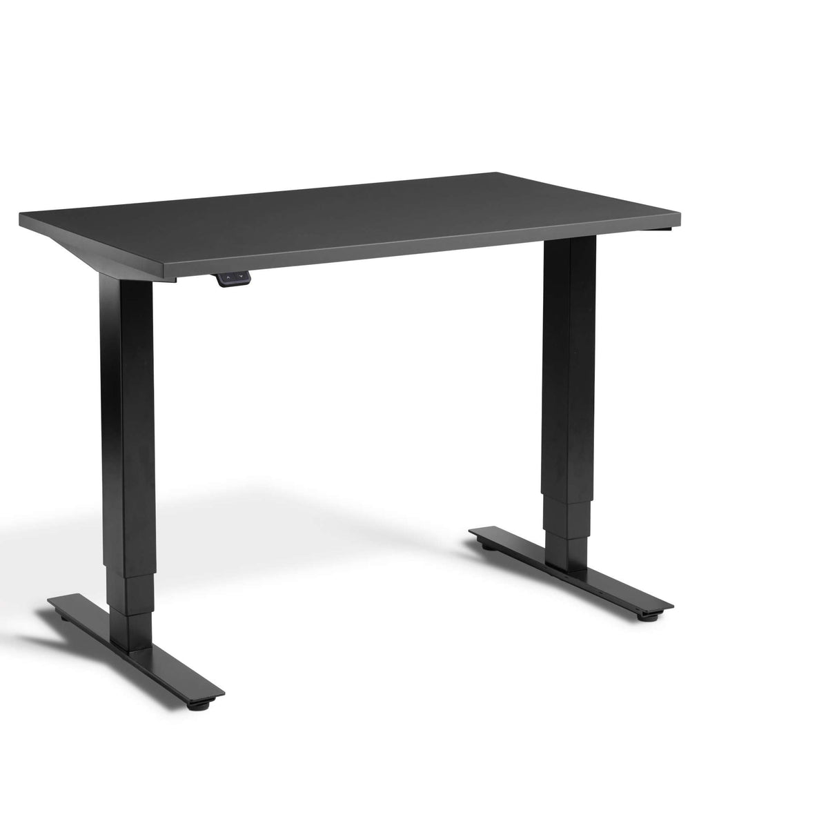 standing desk 80cm wide: pacto graphite top & black frame