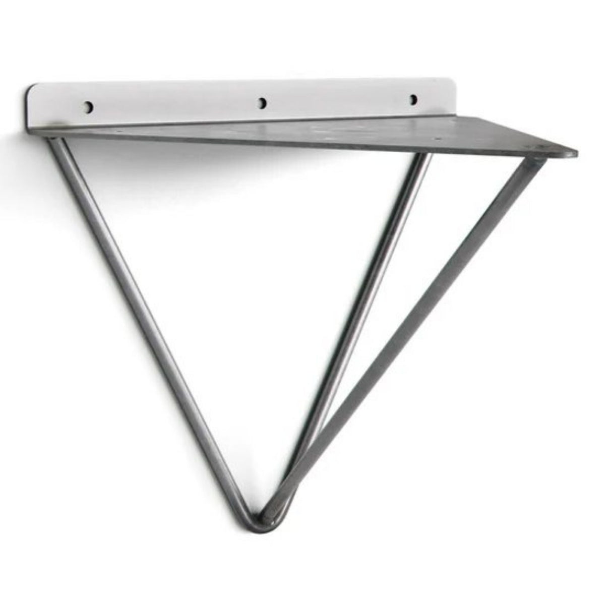 Prism shelf brackets, clear coat, side view