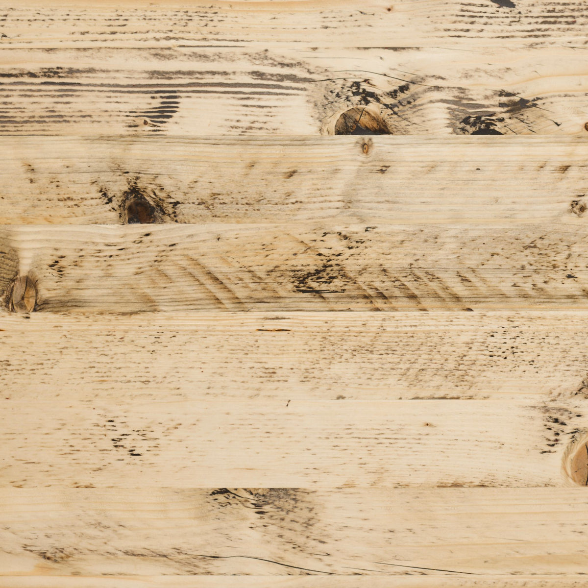 Reclaimed Wooden Desk Top - Close Up View