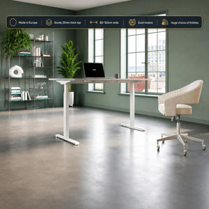 Rising and Falling Desk - Rize1 - Ofiice Setup Shown