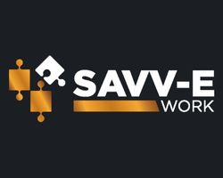 Savv-e Work Logo White Version