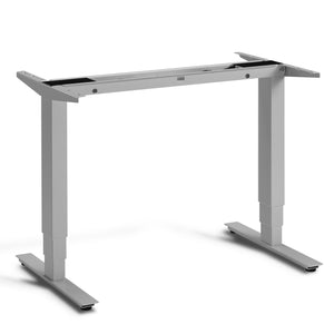 Small Standing Desk Frame - Pacto Mini - Silver - Studio Image