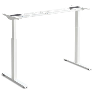 Small Standing Desk Frame - Kinetik-2 Frame - White - Studio Image