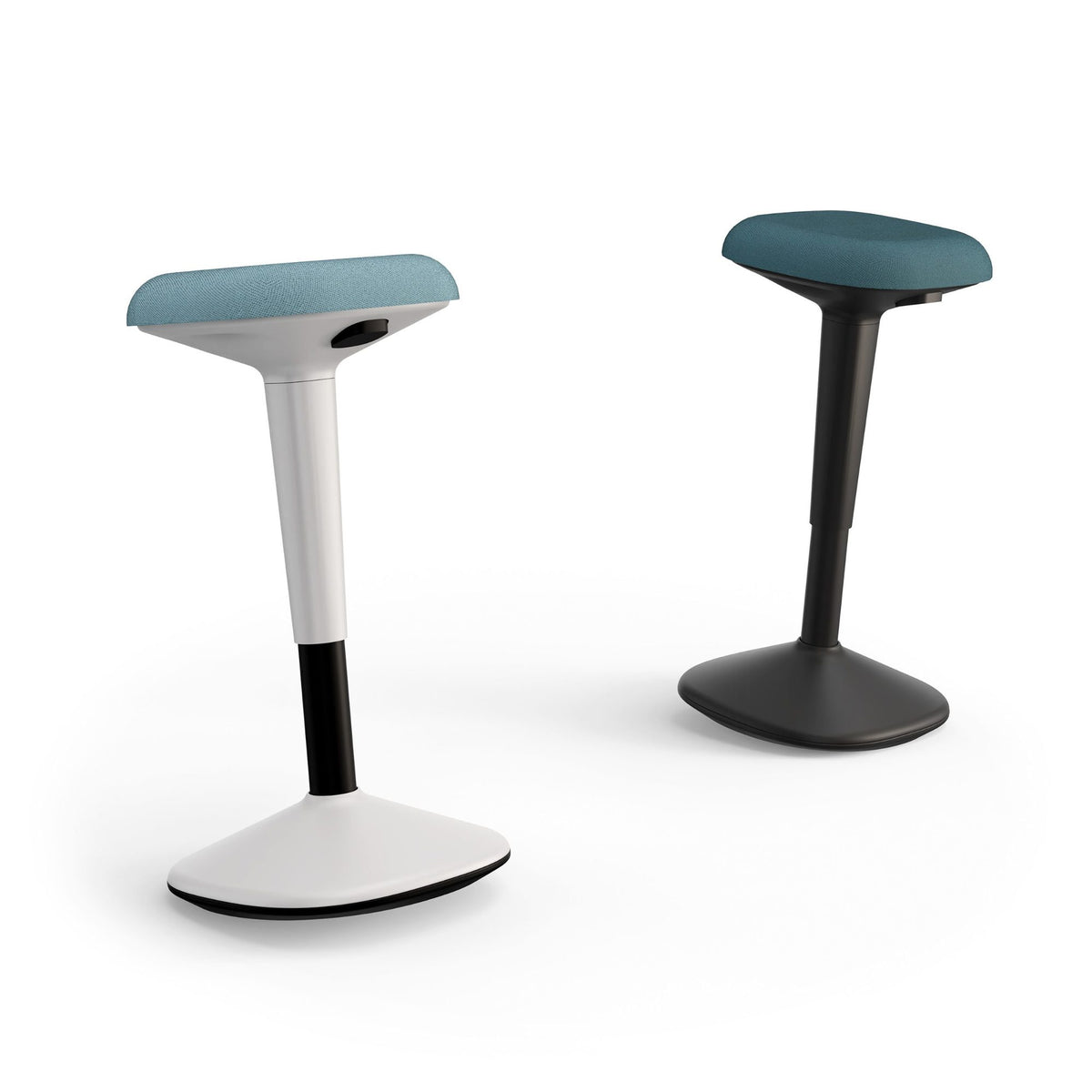 Stand Up Seat - Viasit Younit - Showing the tele-grey and black base seat
