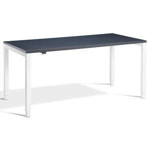 Standing Desk 4 Legs - Rega - White Frame - Anthracite Top - Studio Image