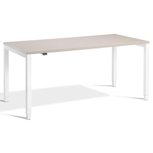 Standing Desk 4 Legs - Rega - White Frame - Stone Top - Studio Image