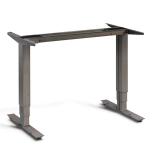 Standing Desk Frame - Pacto Mini - Raw Steel - Studio Image