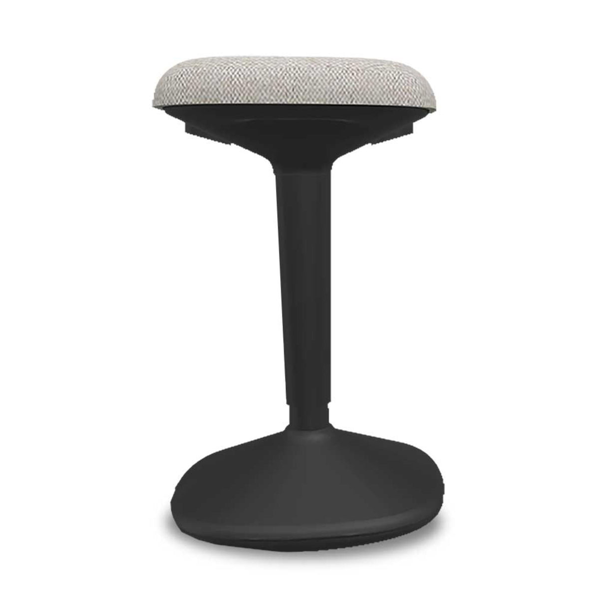 Standing Chair - Viasit Younit - Black Base - Light Grey Era 1245 Seat Fabric - Studio Image