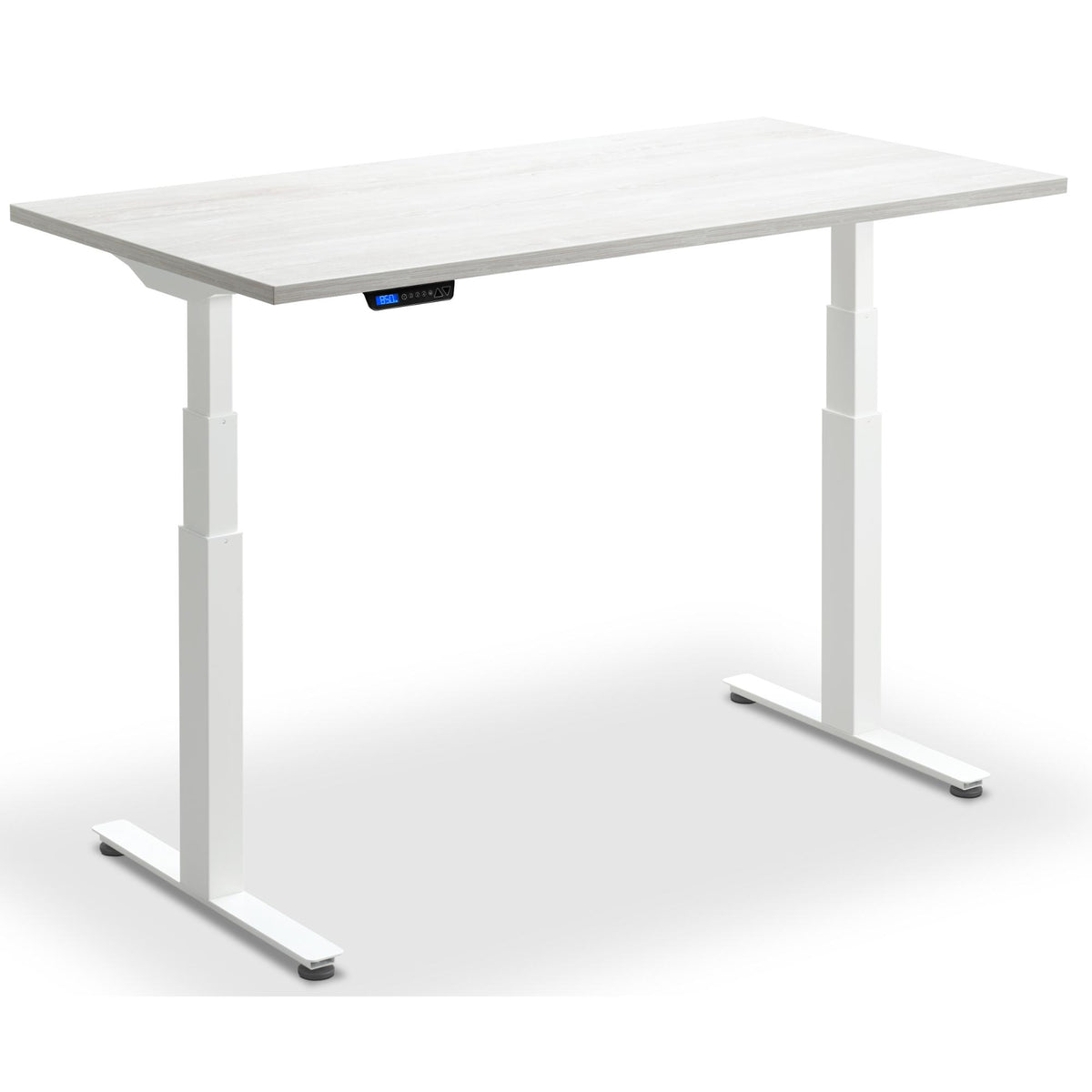 Standing Desk 180cm Width - Rize 180 - White Frame - Cascina Pine Top - Studio Image