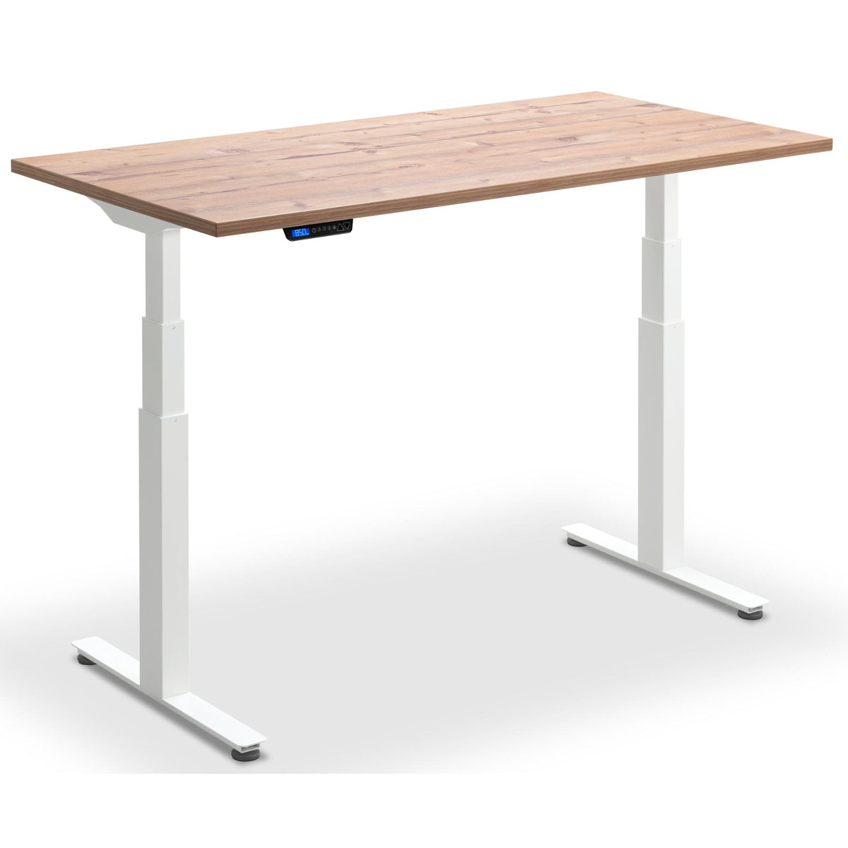 Standing Desk 180cm Width - Rize 180 - White Frame - Timber Top - Studio Image