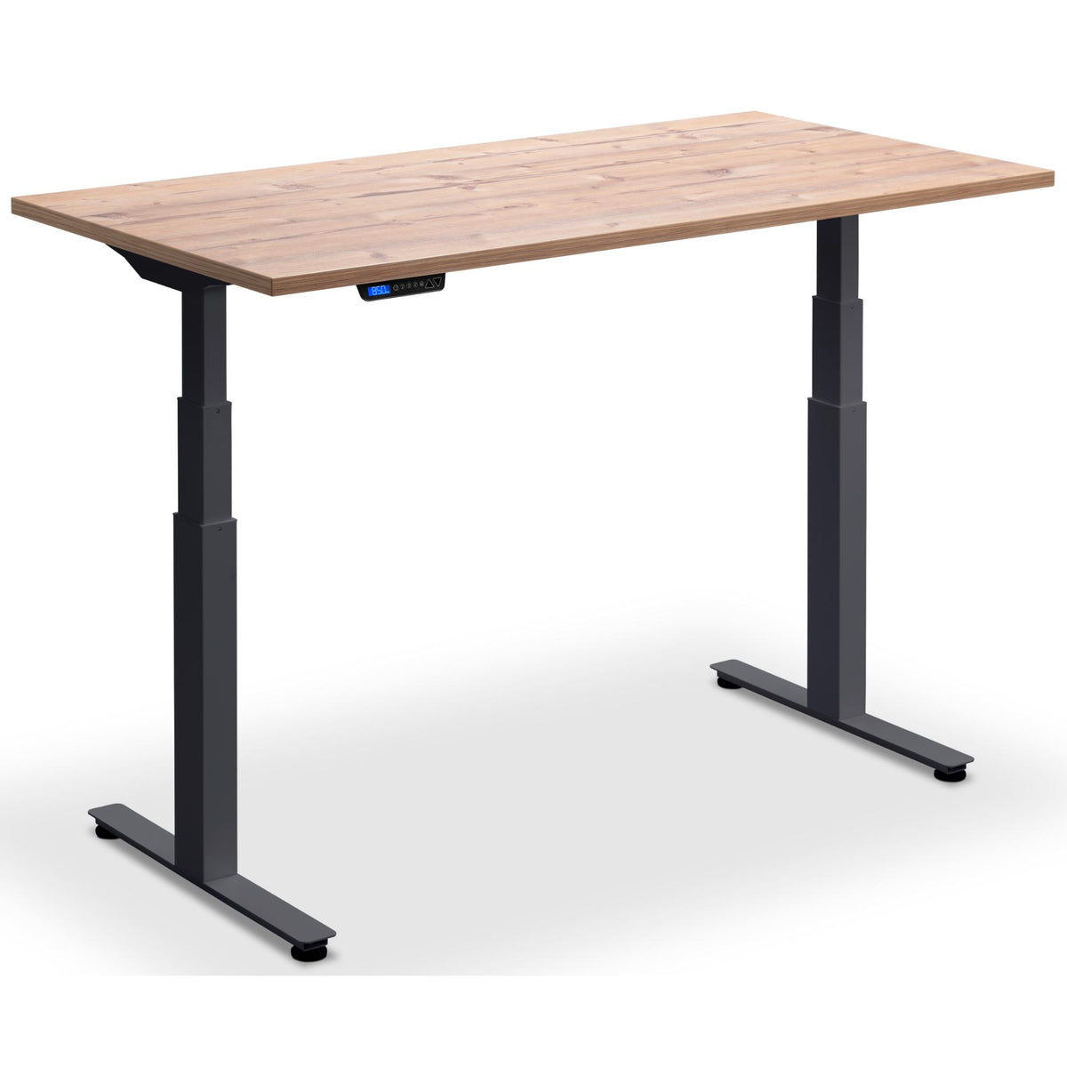 Standing Desk Extra Long - Rize-XL - Anthracite Frame - Timber Top - Studio Image