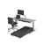 Lifespan TR1200 DT7 treadmill desk in down position front view