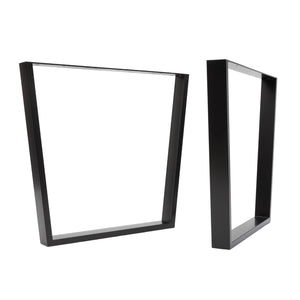 Table Legs V Frame - Black - 71cm x 78cm - Studio Image