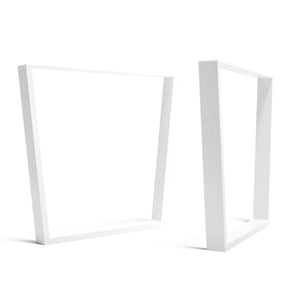 Table Legs V Frame - White - 71cm x 78cm - Studio Image