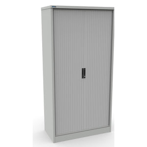 Tambour Unit - Revilo - Large Storage - Light Grey - Studio Image