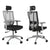 Task Chair Mesh - Grace - White Mesh / Grey Base and Black Mesh / Aluminium Base Variants