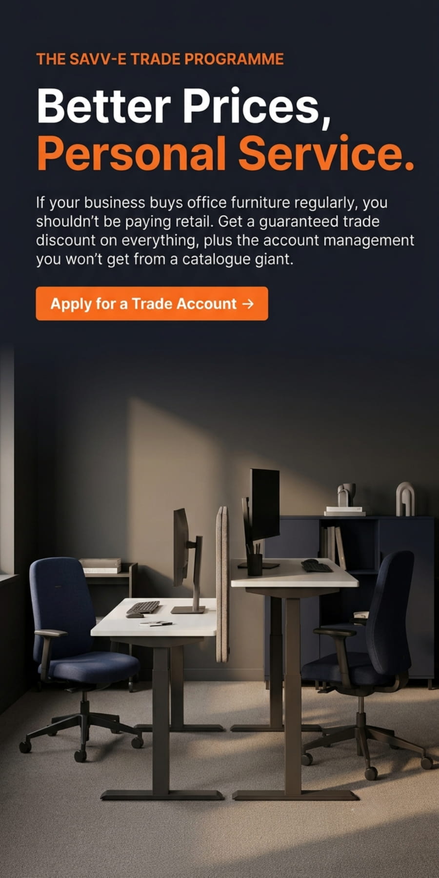 The Savv-e Trade Programme - Mobile Hero Banner Image