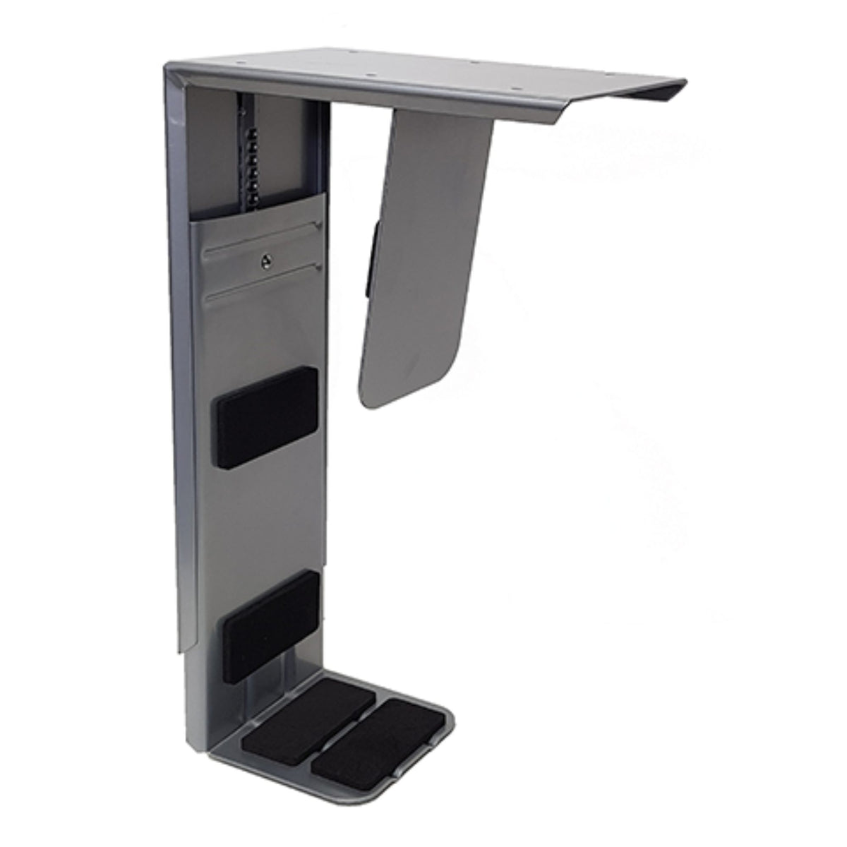 Under Desk CPU Mount -  White Colour - Studio Image