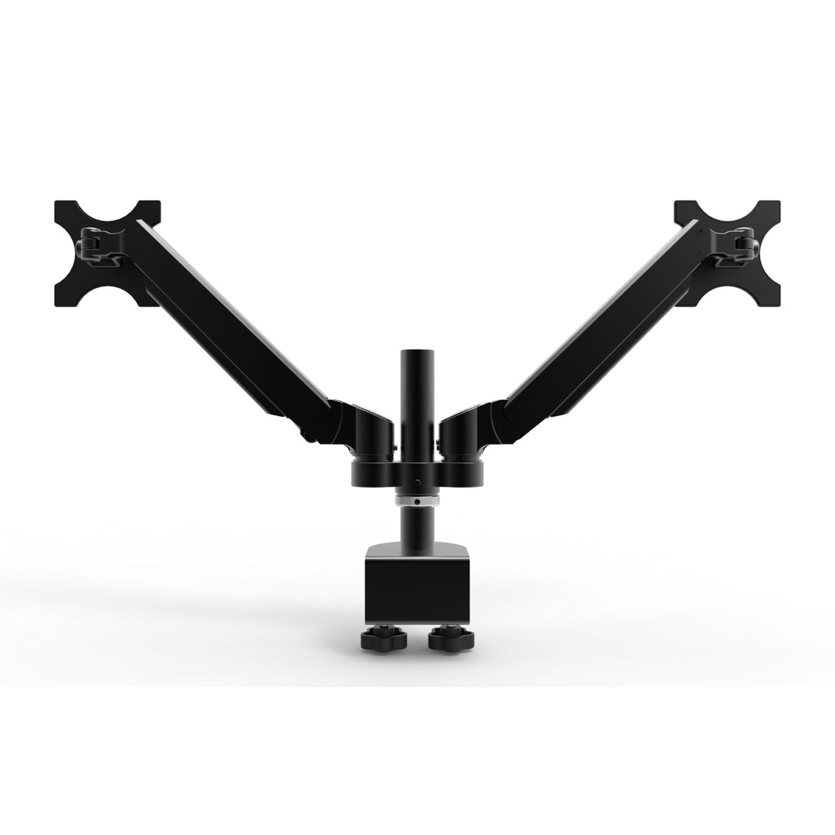 Velaro Dual Monitor Arm - Black Variant Rear View