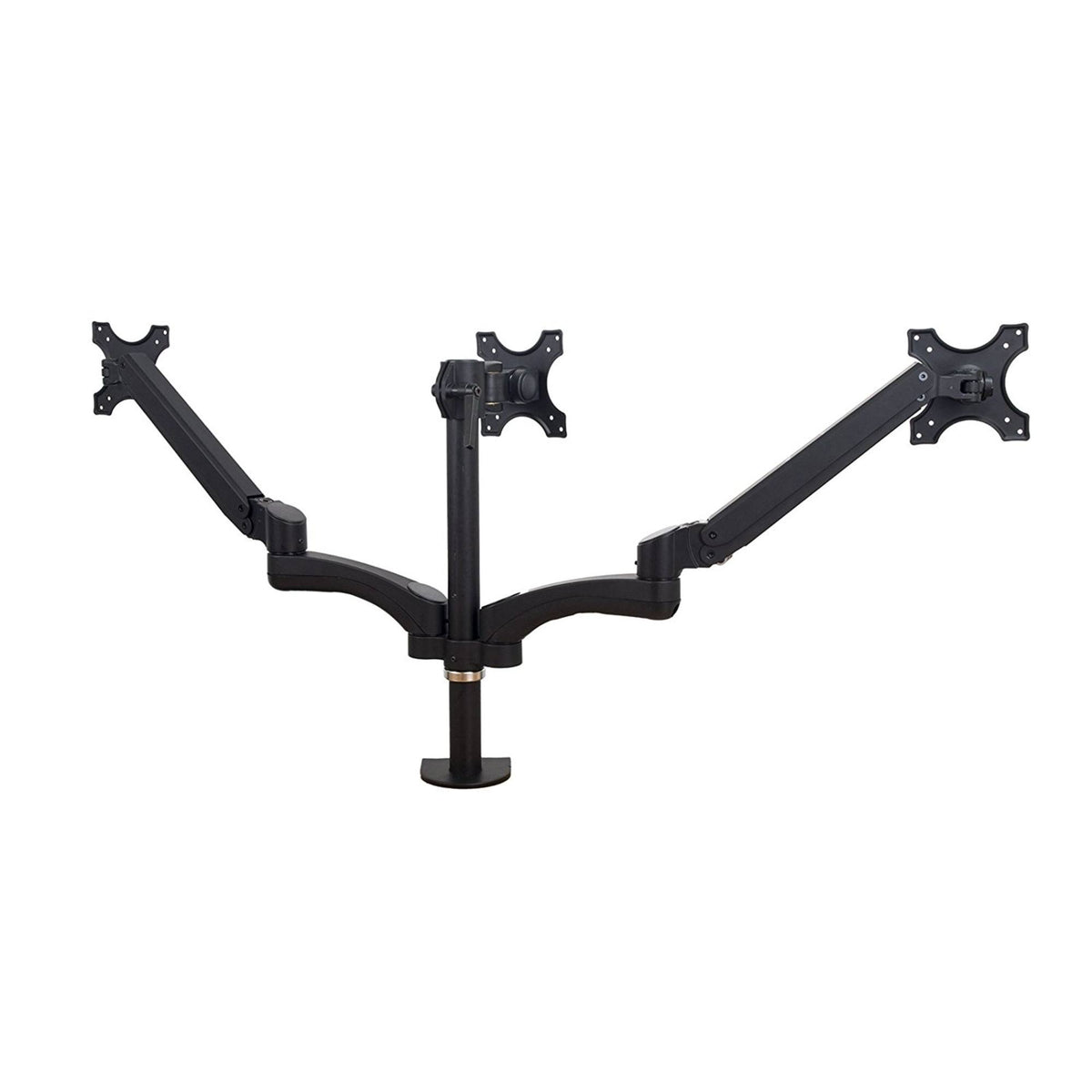 Velaro Triple Monitor Stand - Rear View - Studio Image