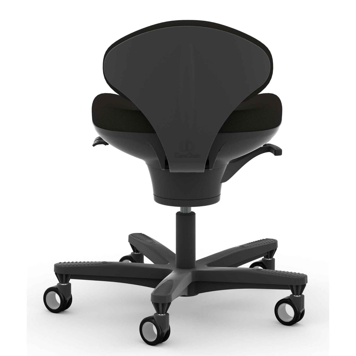 Viasit CoreChair Classic - Black Colour - Rear View - Studio Image