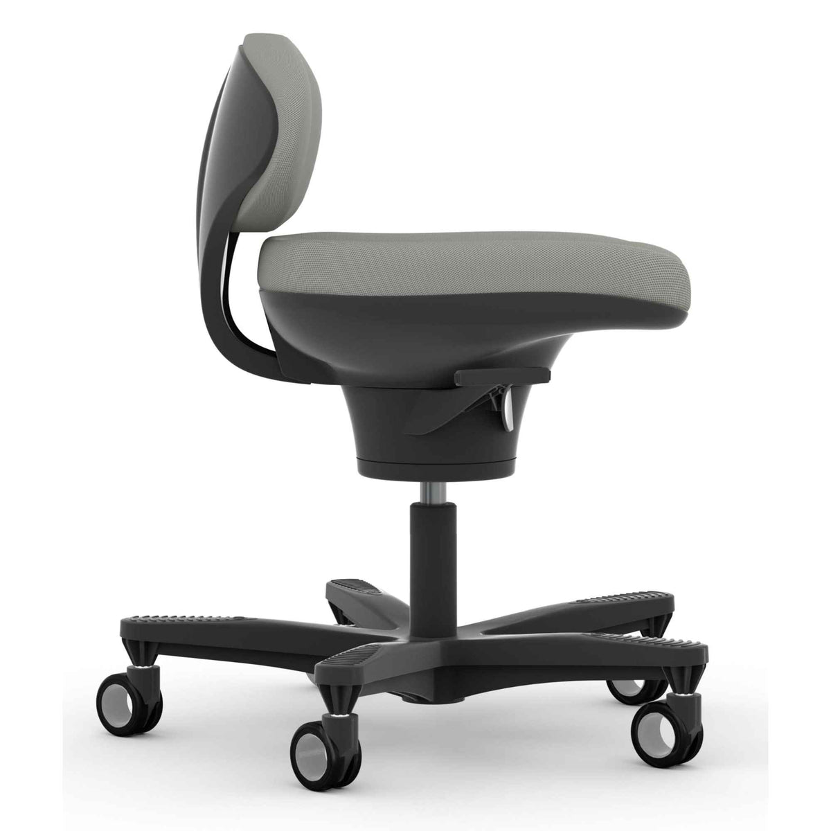 Viasit CoreChair Classic - Grey Colour - Left Side VIew - Studio Image