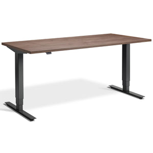 Walnut Standing Desk - Masta Real Wood Veneer - Anthracite - Studio Image