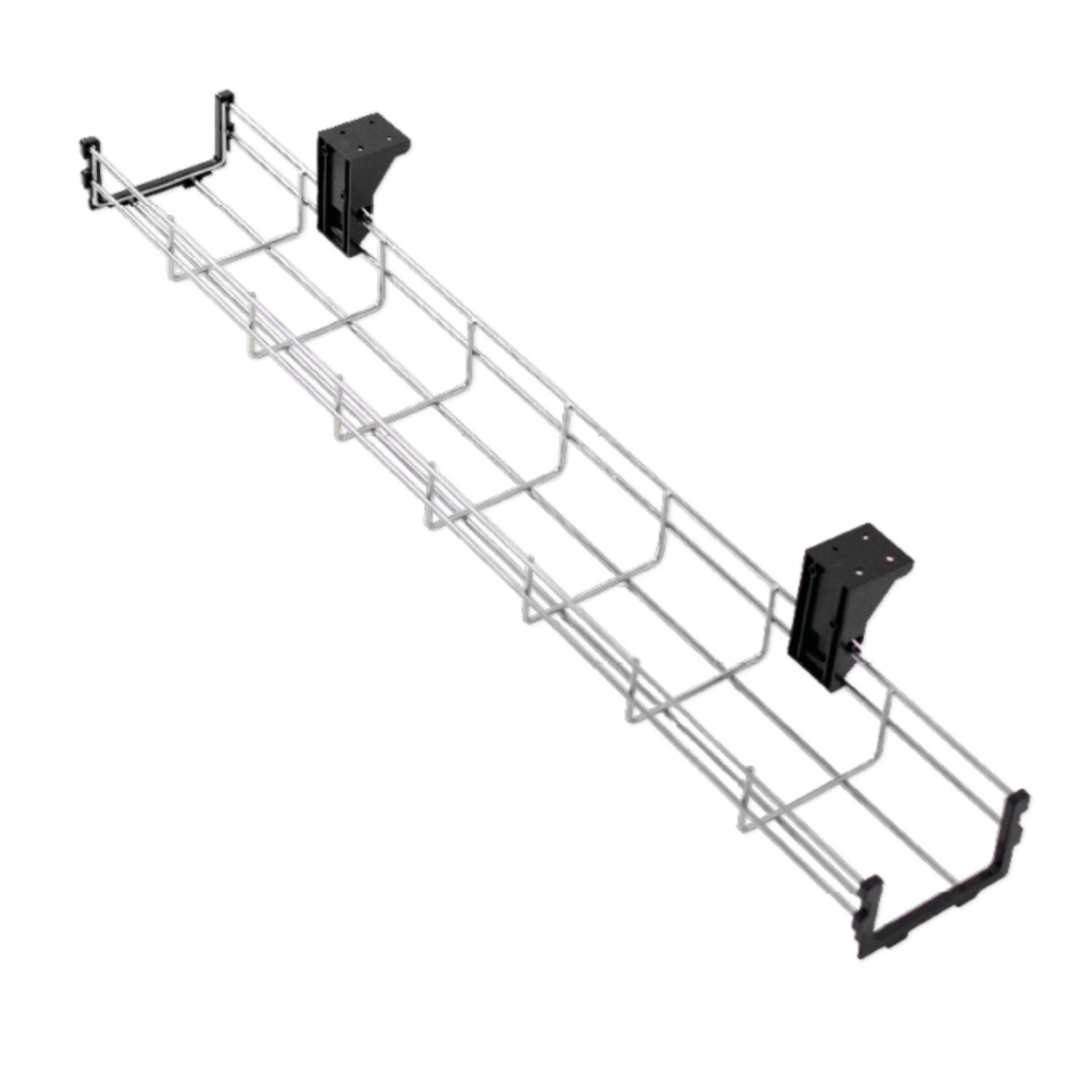 Wire under desk cable basket for cable management
