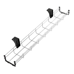 Wire under desk cable basket for cable management studio image