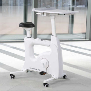 Yo Yo Desk Bike - Side View - White Colour