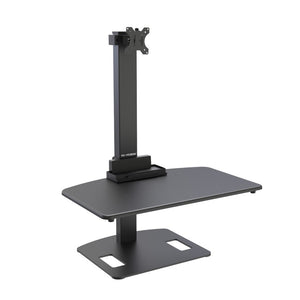 Yo Yo Desk Go 1 - Black Colour - Front View Studio Image