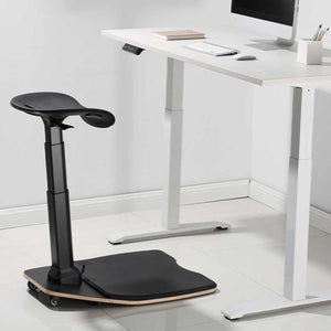 Yo-Yo Ergo Stool - In Front of Standing Desk - Black