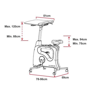 YoYo Bike Desk - Dimensions