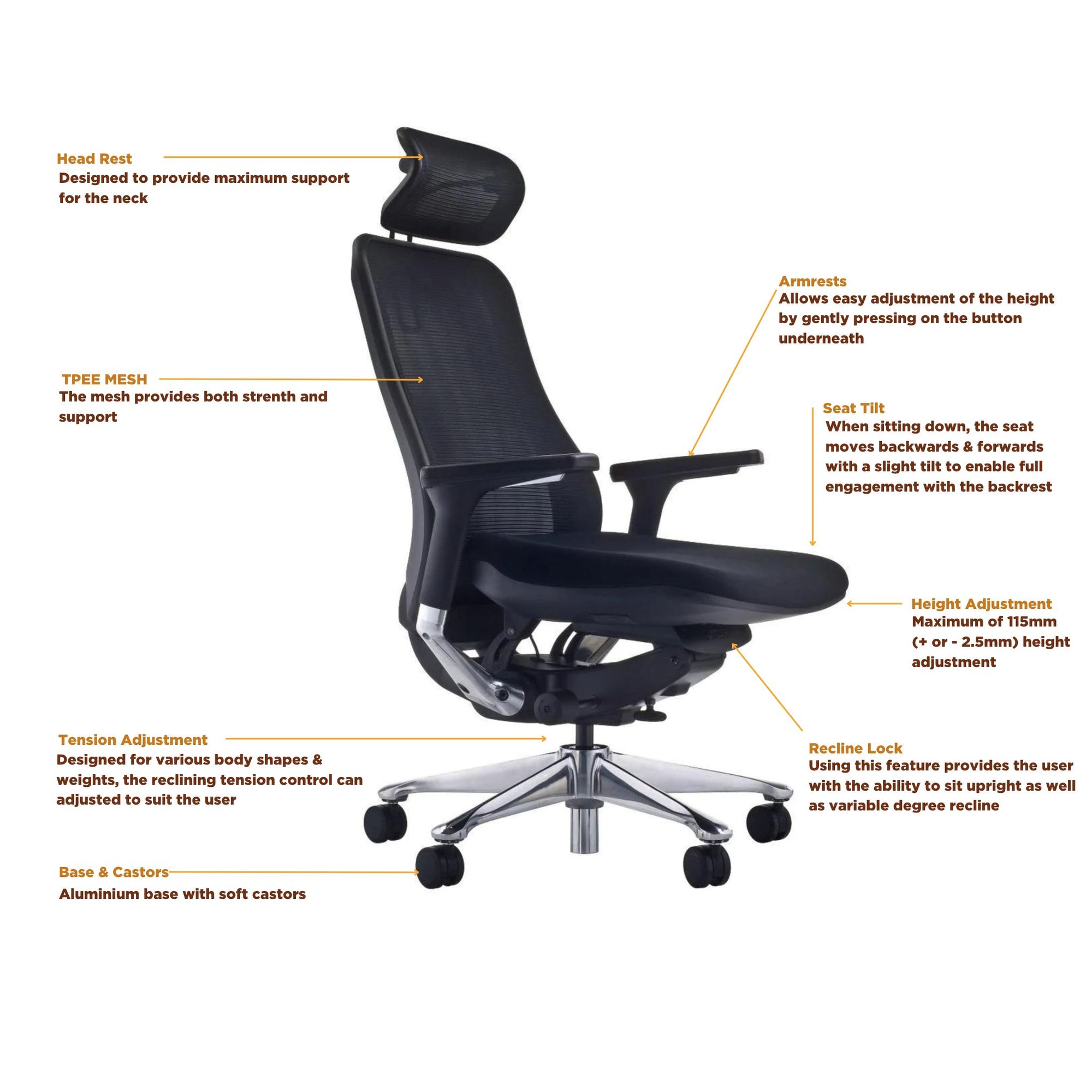 Unique advantages of the Koplus Symbian Executive office chair