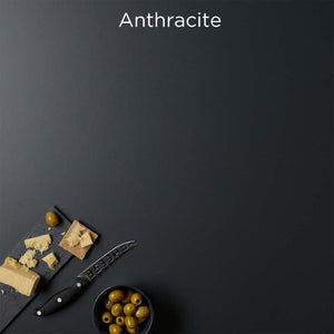 anthracite desk table top sample close up view