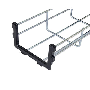 wire cabale management tray end cap in close up