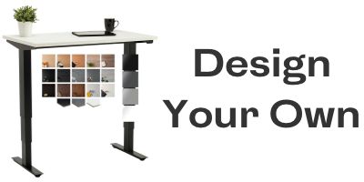 Choose your desk tops and frames and add your own selection of accessories