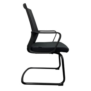 Mesh Backed Oslo Meeting Chair - side view