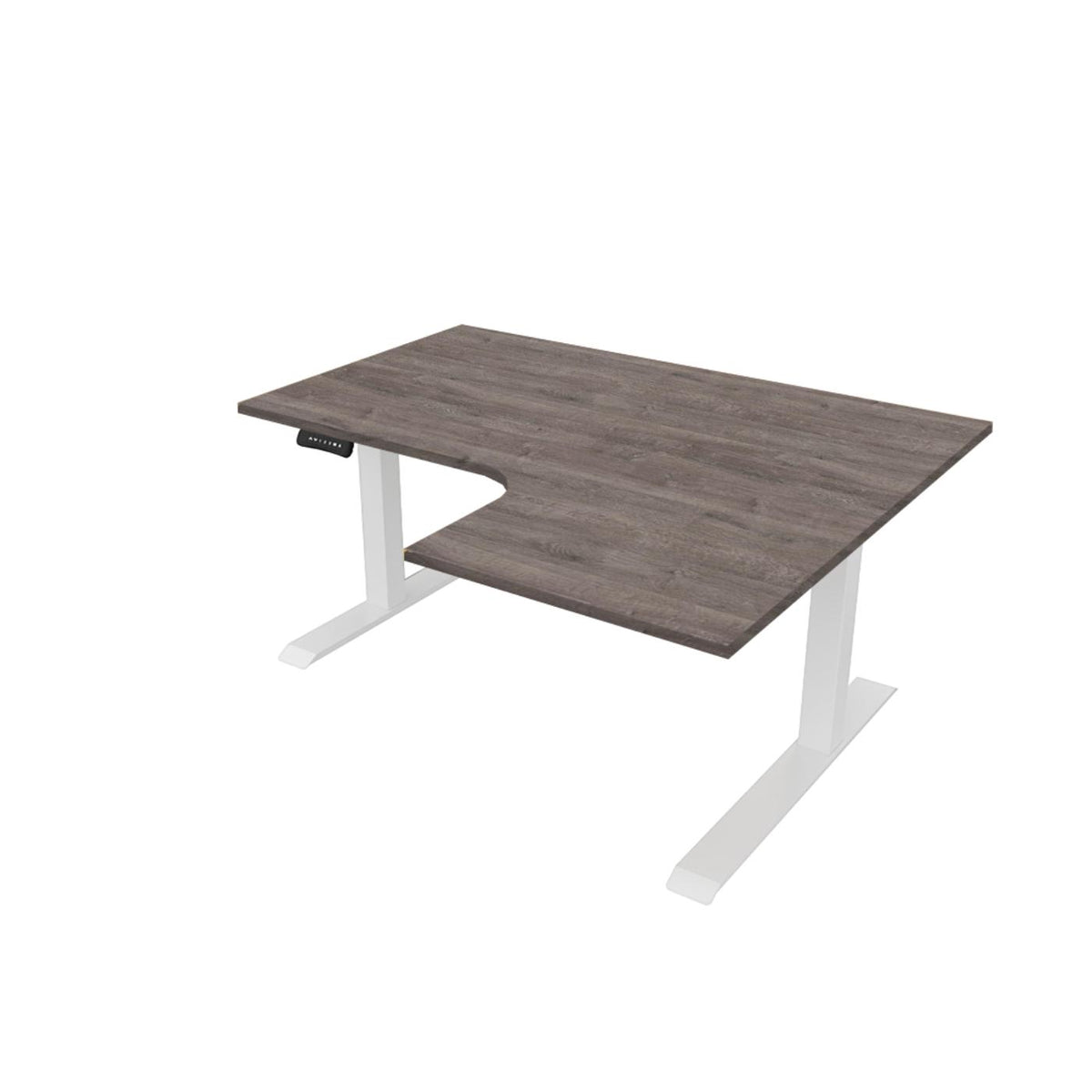 Small Corner Standing Desk | Rize Radial