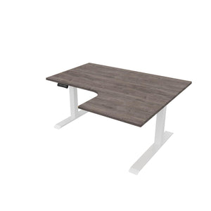 Small Corner Standing Desk | Rize Radial