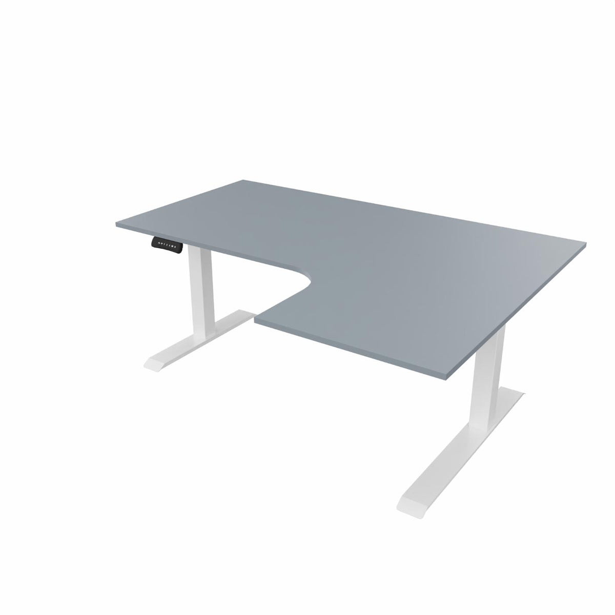 Small Corner Standing Desk | Rize Radial