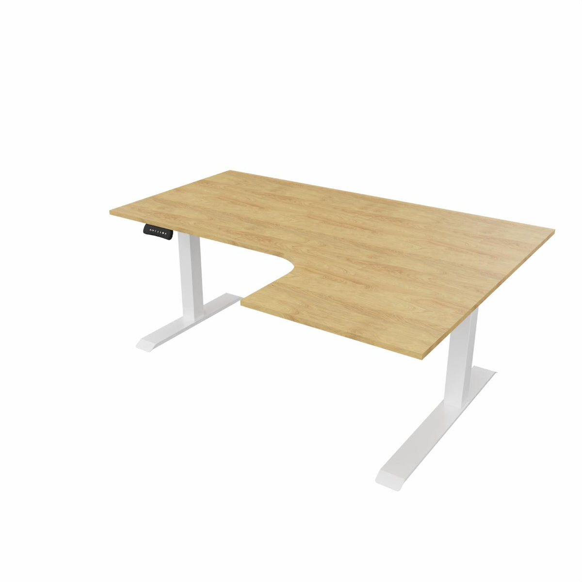 Small Corner Standing Desk | Rize Radial