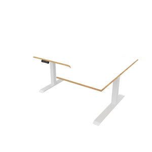 Small Corner Standing Desk | Rize Radial