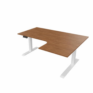 Small Corner Standing Desk | Rize Radial